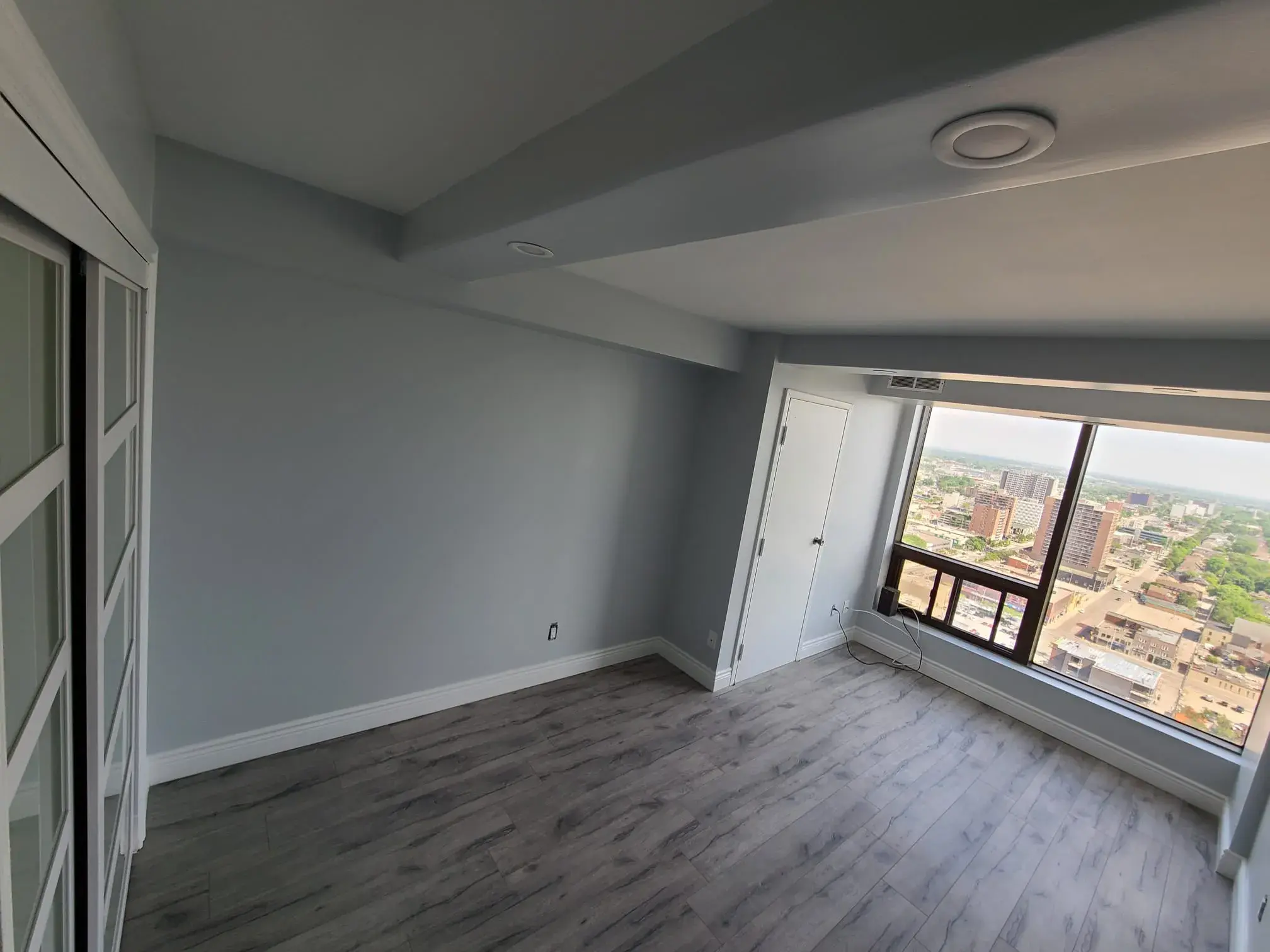 Finished interior renovation showing a polished end result in Windsor